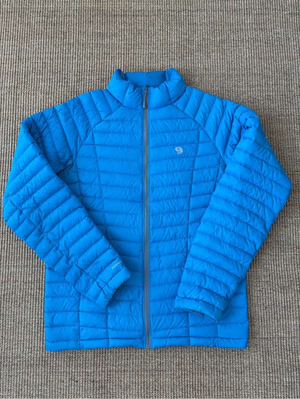 Mountain Hardwear Ghost Whisperer Down Puffer Jacket Blue Teal Men's Medium M